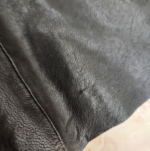 COS Leather Flare Skirt - Picture 4 of 7
